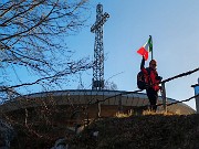03 Alla croce di vetta-sacrario del  Monte Tesoro (1451 m) 